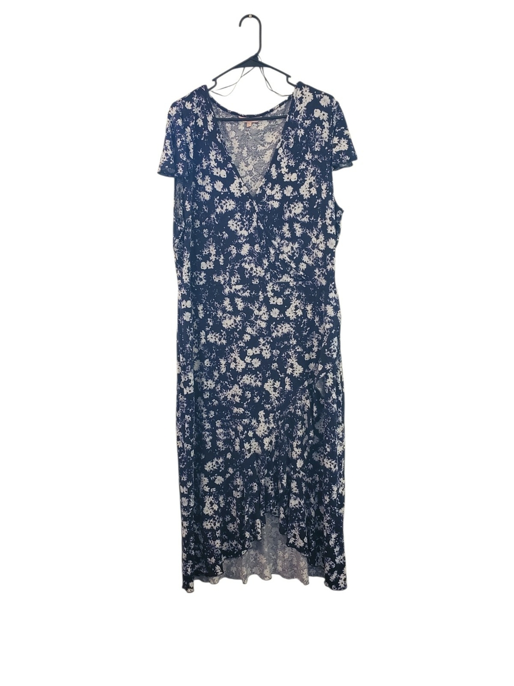 Juicy Couture Navy and White Floral Midi Dress